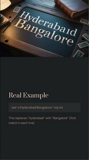 🛠️ Replace Text with sed in Linux | sed Basics | Durga Sir