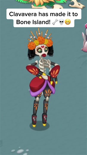 Welcome Clavavera to Bone Island and have fun celebrating the first ever Beat Hereafter seasonal event! 😁#mysingingmonsters #gaming #beathereafter #welcome