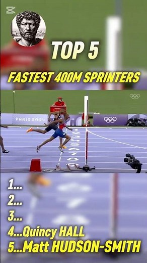 Top 5 Fastest 400m Sprinters of All Time #olympicgames
