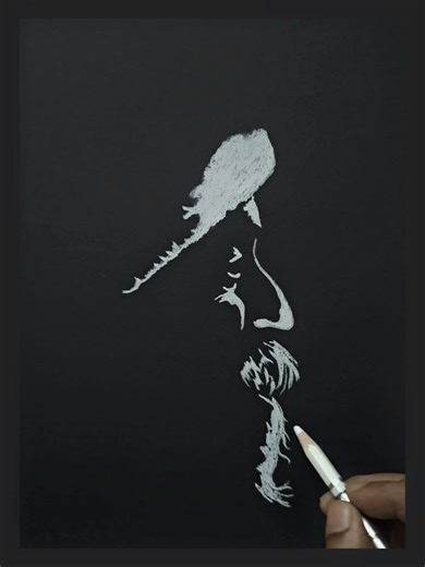 Osho 🙏🙏🙏 Silhouette art 🎨 #artist #art #drawing #sketch | Artist Sankha Adhikari