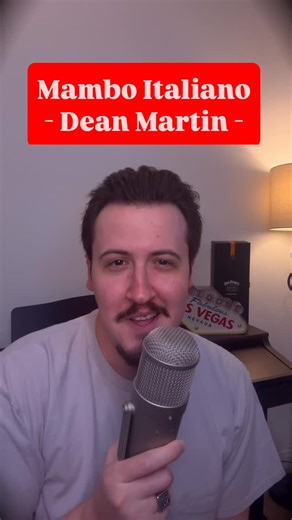Here’s another Dean Martin classic as requested! 🎵🎤 #jazzmusic #jazzsinger #timelessmusic #deanmartin #coversong #mamboitaliano | Wyatt Michael