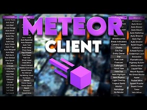 Como instalar el mejor hack de minecraft ☄️☄️ 1.20.6+ | METEOR CLIENT