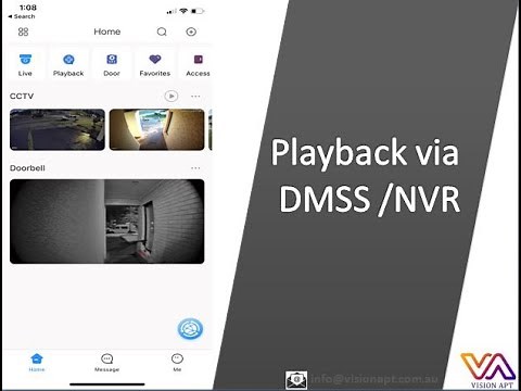 How to playback recorded videos on DMSS app and Dahua NVR