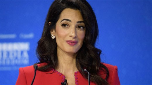 Amal Clooney expertly styles spring’s boldest colour
