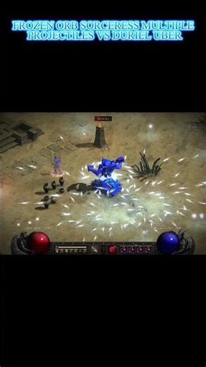 Frozen Orb Sorceress Multiple Projectiles Vs Duriel #diablo2resurrectedbuild