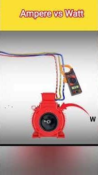 Ampere vs Watt #electrical #engineering #technology #physics #science #subscribe #trending #shorts