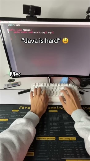 This mat helped me learn Java so fast 😭 #coding #java #programming #computer