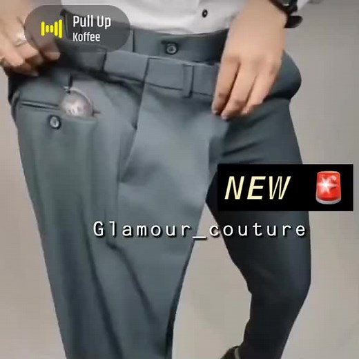 Get this unique fit adjustable Lycra looped pants #suits #menwithstyle