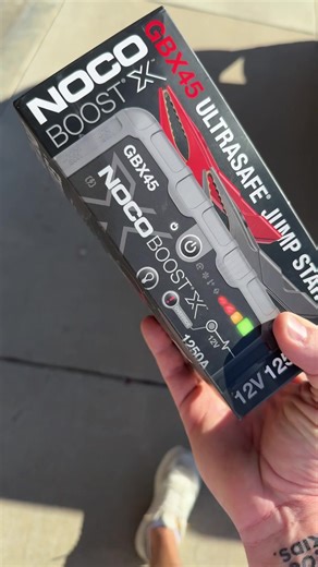 Don’t get caught with a dead battery ⚡️ The NOCO GBX45 is compact, powerful, and ready to jump-start your ride in seconds — your glovebox’s new best friend 🔋🚗 #PowerAnywhere #tiktokshopblackfriday #tiktokshopcybermonday #tiktokshopcreatorpicks #caraccessories