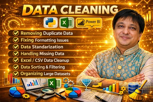 I will clean, format, and preprocess your data using Python and SQL | Sikaty