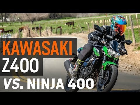 Kawasaki Z400 vs. Ninja 400