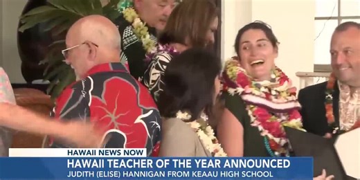 Hawaii Teacher of the Year announced