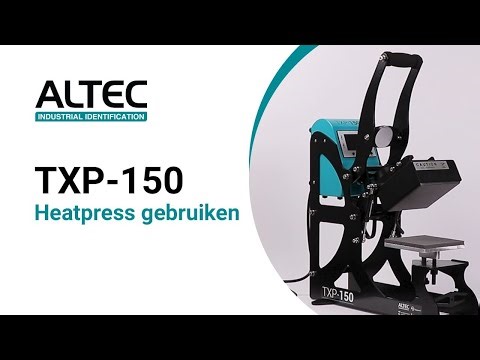 TXP-150 HeatPress gebruiken | ALTEC industrial identification B.V.