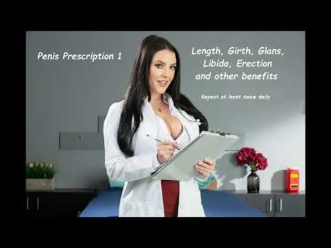 Penis Prescription #1 (Subliminal) Male Enhancement, Length, Girth, Glans, Erection