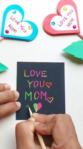32K views · 250 reactions | Scratch Paper Art Magic || Happy Mother's Day | Creative Art & Craft Ideas | Facebook