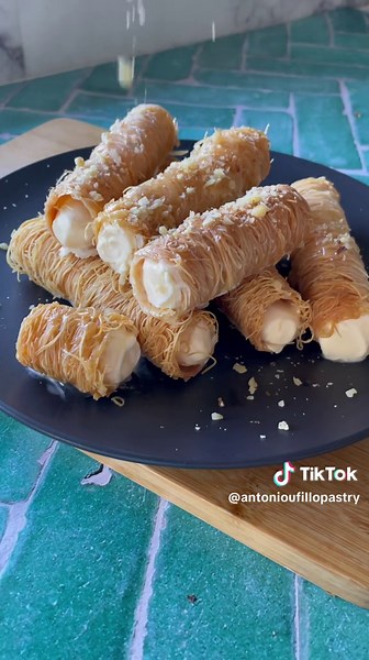 Kataifi Ice Cream Cigars Recipe