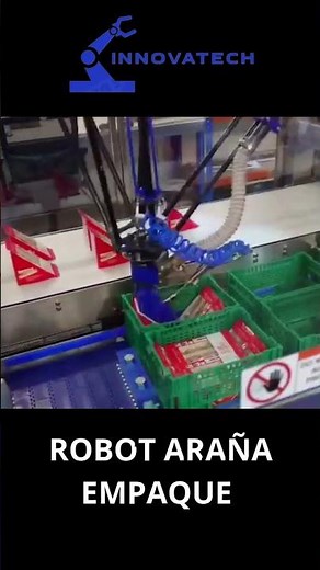 ✅Robot Araña Delta Proceso Automatizado Empaque #automatizacion #automation 🦾