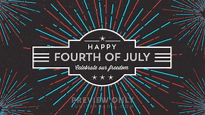 Summer Celebration - Happy Fourth of July - Title Graphics