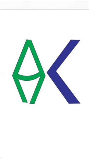 AK logo design. #logo #logodesign #corel