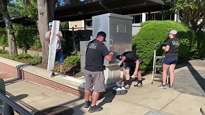 3.5K views · 77 reactions | Arts Longview is bringing a bit more beauty to the cultural district by covering 16 utility boxes with artwork from area students. We caught up today with O’Brien Marketing Group doing the installation. | City of Longview | Facebook