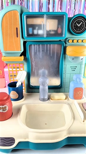 Satisfying with Unboxing & Review Miniature Bath Sink | ASMR Video no music #asmrtoys #toyhouse