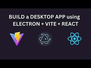 Build a Desktop app using React, Electron and Vite (Electron-Vite) | Calculator Desktop app