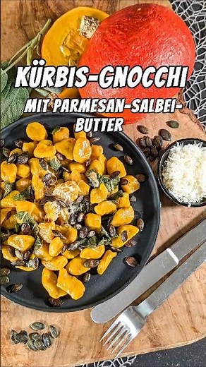 Selbstgemachte Kürbis-Gnocchi mit Parmesan Salbei Butter zum Nachkochen!