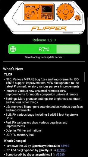 Flipper Zero Firmware Update with Android Phone!