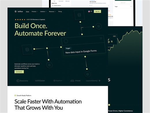 Workflow Automation Landing Page