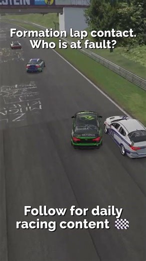 Formation Lap — Was This My Fault? | Nurburgring Kia Optima iRacing #motorsport #simracing
