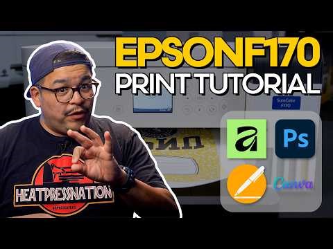 Sending Graphics to Print with the Epson F170 Sublimation Printer