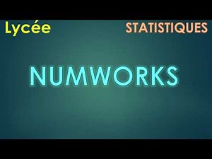 Numworks et Statistiques à Une Variable