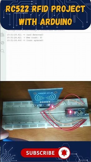 Arduino RFID Demo with RC522 #arduino #diy