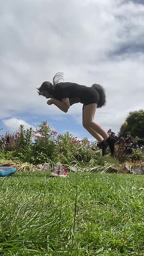 Quadrobics High Jump Practice in Nature