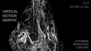 Fluid Falling Vortex Particles 1