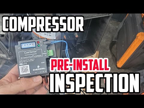 AC and Refrigeration Scroll Compressor Preliminary Inspection