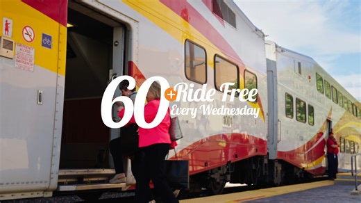 1.2K views · 40 reactions | Seniors age 60+ ride the New Mexico Rail Runner Express for free every Wednesday! #NMRailRunner #RideRioMetro | New Mexico Rail Runner Express | Facebook