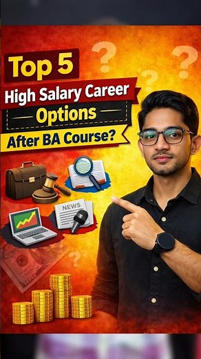 Top 5 High Salary Career Options After BA 🔥 | What to do after BA?