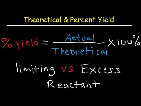 Theoretical, Actual, Percent Yield & Error - Limiting Reagent and Excess Reactant That Remains