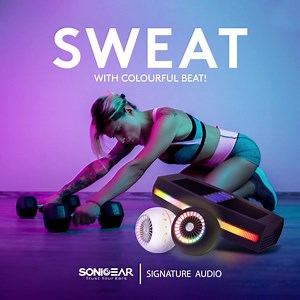 Hey Gym junkies🏋🏻! Time to give your home workout a boost! Signature Audio Series portable bluetooth Speakers! Now, let’s bring that energy! 🛒See more >> https://bit.ly/3ewdbG6 #SonicGearMalaysia #SignatureAudioSeries #SonicPod #SonicShuttle #MoveTheBeat #AppControl #NewLaunch | SonicGear Malaysia