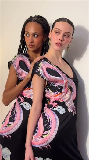 ⟡ wearable art, hand-illustrated dress ⟡ #shorts