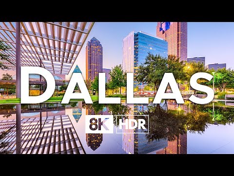 Dallas, Texas in 8K ULTRA HD HDR - Big D (60 FPS)