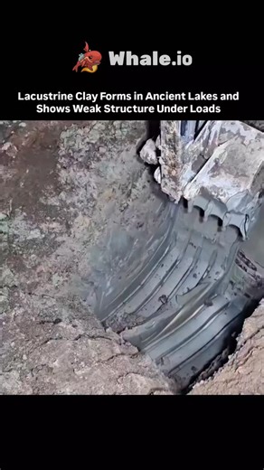 UniverseX on Instagram: "Lacustrine Clay: Born in Ancient Lakes, Fragile Under Pressure 🌊🧱 Formed over thousands of years in calm lake waters, this clay looks solid—but hides a weak internal structure. Under heavy loads, it compresses, shifts, and settles easily. That’s why engineers treat it with extreme caution. Nature’s quiet past can create big challenges today."