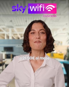 Hai un’attività aperta al pubblico come un negozio o un ufficio con una sala d’attesa? Scopri Sky Wifi Business a 21,50€/m IVA per 12 mesi l'intrattenimento Sky, news e tutta la Serie A Enilive a 19,90€/m IVA per 12 mesi | Sky