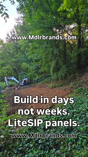 LiteSIP panels build in days not weeks. Build for the future! #buildingmaterials #construction #architecture #interiordesign #building #modularpanel #modular #homeimprovement #constructionmaterials #buildingsupplies #buildingmaterialsupplier #buildingmaterial #roofing #adu | Modular Brands