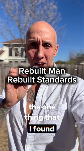 Coming back from rock bottom means you have higher standards.