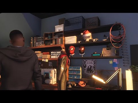 Spider-Man Miles Morales - Miles' New Room After Finishing the game - Miles' Room Tour