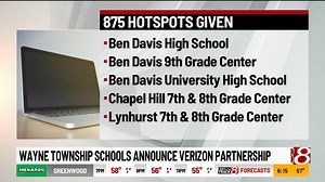 1.8K views · 13 reactions | MSD of Wayne Township has partnered with a telecomunications providers to bring students more Wi-Fi hotspots. | WISH-TV | Facebook