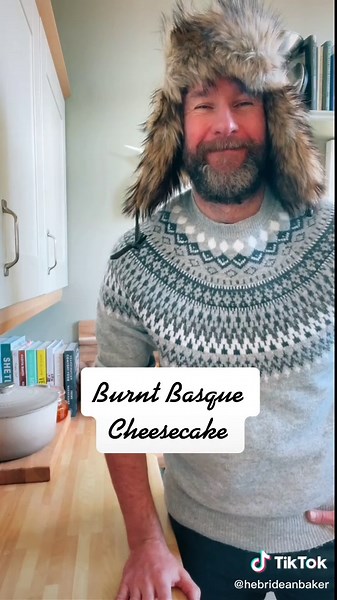 Hebridean Baker Recipe: Burnt Basque Cheesecake Step-by-Step