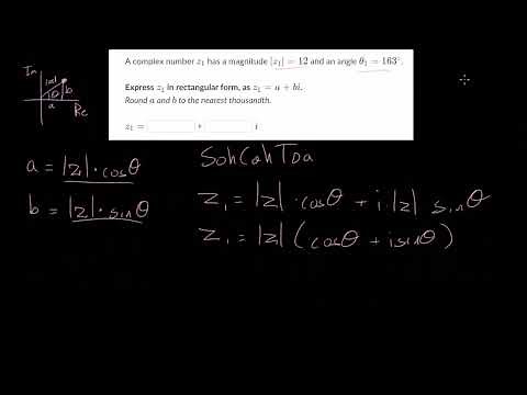 Complex Numbers from Absolute Value and Angle